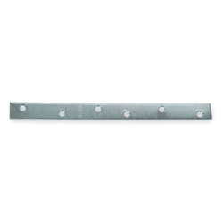 Sim Supply Mending Plate,Steel,1 1/8 Wx12 In L  1WDG8