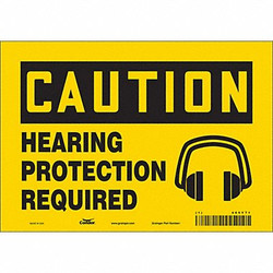 Condor Safety Sign,7 inx10 in,Vinyl  465Y71
