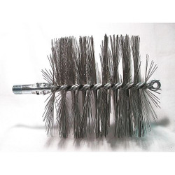 Tough Guy Flue Brush, Single Spiral, Double Stem 3EDJ3