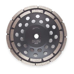 Husqvarna Segment Cup Wheel,Diamond,Dbl,7x5/8-7/8 LW2-6