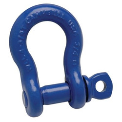 C-419-S Series Anchor Shackle, 13/16 in Opening, 1/2 in Bail Size, 2 t, Screw Pin Shackle