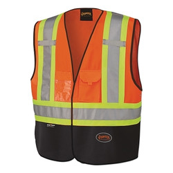 134bbau Safety Vest, 2/3xl, Orange