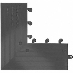 Wearwell Outside Corner,Black,15 in. x 15 in.,PK4 560.78X6X15X15BK-CS4