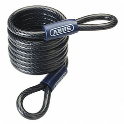 Abus Coiled Security Cable,Black 1850/185 COILED CABLE