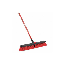 Libman Broom,w/Handle and Locking Nut,24" Block  805