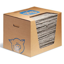 Pig Oil Water Filter Mat Pads,18"L,15"W,PK30 MAT1203