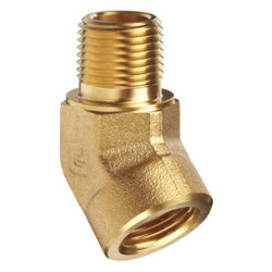 Parker 45 Street Elbow, Brass, 1/4 in, NPT 4-4 SVE-B