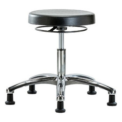 Blue Ridge Ergonomics Backless Pneumatic Stool,17" W BR-CLR-PDHSO-CR-RG