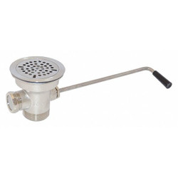 Encore Plumbing Drain Assembly,4 1/2" Dia,Nickel Bronze D50-7200