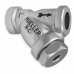 Mueller Steam Specialty Y Strainer,5 1/4" H,0.062" Perf 1 582 CS socket weld