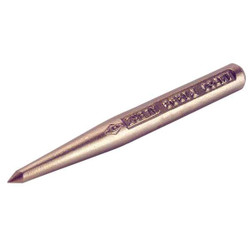 Ampco Safety Tools Round Center Punch,5/16x4,Nonsparking P-1290