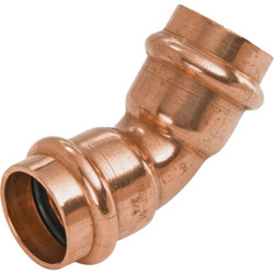 NIBCO 1 In. 45 Deg. Press Copper Elbow (1/8 Bend) 9043000PCU