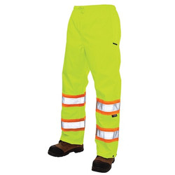 Tough Duck Rain Pants,Class E,Yellow/Green,3XL  S37421