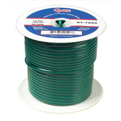 Battery Doctor Primary Wire,22 AWG,1 Cond,100 ft,Green 87-9106