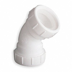 Sim Supply Elbow,Plastic,1 1/4 and 1 1/2" Pipe Size  1PPA2