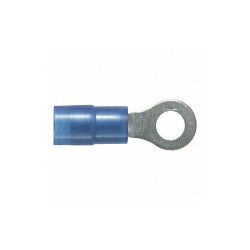Panduit Ring Terminal,Blue,18 AWG,14 AWG,PK100 PN14-14R-C