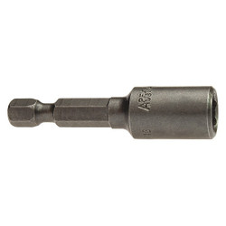 Apex Tool Group Nutsetter,L:2",Socket:1/4" 6N-0808-2