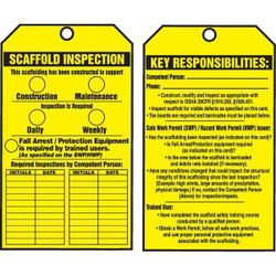 Accuform Inspection Tag,Roll,6-1/4 x 3,PK100 TAR718