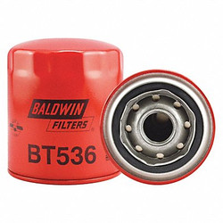 Baldwin Filters Spin-On,1" Thread ,4-3/8" L BT536