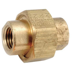Manufacturer Varies Union, Brass, 1/4 in Pipe Size, FNPT 706104-04