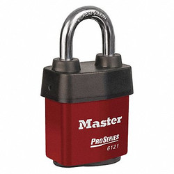 Master Lock Lockout Padlock,KA,Red 6121KARED