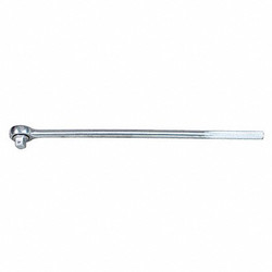 Wright Tool Hand Ratchet, 24 in, Chrome, 3/4 in 6400