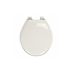 Centoco Toilet Seat,Round,White,Plastic GR4100LC-001