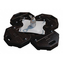 3m Dbi-Sala Roof Anchor,Cast Iron, Steel  2100185