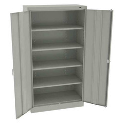 Tennsco Storage Cabinet,66"x36"x18",LtGry,4Shlv  6618DHLG