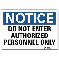 Lyle Notice Sign,5inx7in,Reflective Sheeting U5-1131-RD_7X5