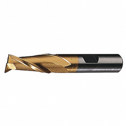 Cleveland Sq. End Mill,Single End,HSS,1/2" C33416