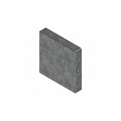 Nvent Hoffman Closure Plate,Wireway,Steel,4in.Hx4in.L F44GCPNKGV