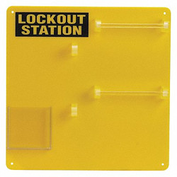 Brady Lockout Board,Unfilled,Polycarbonate  50990
