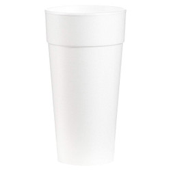 Dart Disposable Hot Cup,24 oz,White,PK500 24J16