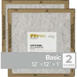 Filtrete 12x12x1 Basic Filter FPL10-2PK-24 Pack of 24