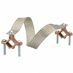 Bridgeport Fittings Copper Clamps,0.27"Hole Dia,24"Overall L BJ-200