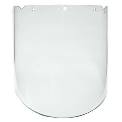 Msa Safety Faceshield Visor,V-Gard Frames,PC,Clear  10115853