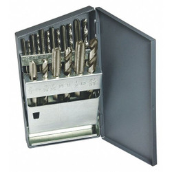 Greenfield Threading Drill/Tap Set,18pc,UNC 330083