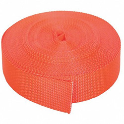 Bulk-Strap Webbing,Nylon,1" W,Orange N01051OR