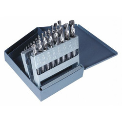 Cleveland Screw Machine Drill Bit Set,21pc,HSS C70369