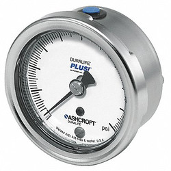 Ashcroft Pressure Gauge,0 to 160 psi,2-1/2In 251009SW02BX6B160