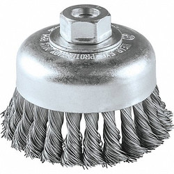 Makita Cup Brush,Knotted Wire,1/64" Brush Dia. A-98463