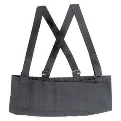 Dmi Back Support w/Suspenders,Black,L 632-6400-2221