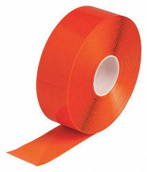 Brady Floor Tape,Orange,3 inx100 ft,Roll  149642