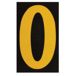 Brady Reflective Numbers And Letters,O,PK25 5890-O