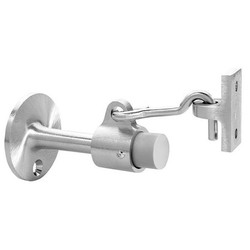 Rockwood Hook-Style Door Holder,2-1/4In,Stn Chrme 477.26D