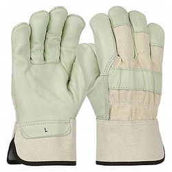 Pip Leather Gloves,L,Gunn Cut,PR,PK12 5000