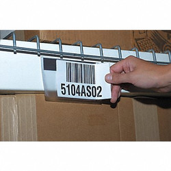 Superscan Label Holder,Clear,Matte,Slide-In,PK50 APX46M