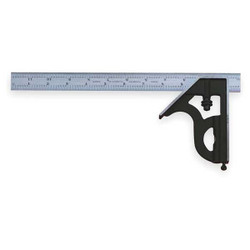 Starrett Combination Square Set,12 In,2 Pc C11H-12-4R