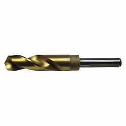 Chicago-Latrobe Reduced Shank Drill,13/16",Cobalt 53652
